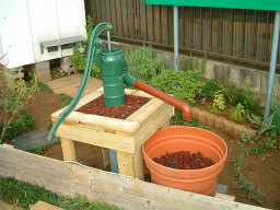 自作打ち抜き井戸の完成